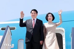 Le président Luong Cuong arrive au Caire, entamant une visite d’État en Égypte