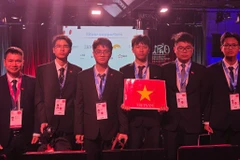 La délégation vietnamienne participe à la 55e édition des Olympiades Internationales de Physique (IPhO). Photo: ministère de l'Éducation et de la Formation