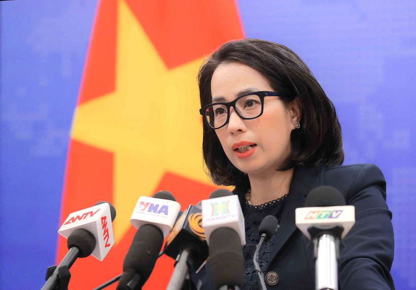 Pham Thu Hang, porte-parole du ministère des Affaires étrangères Photo : VNA