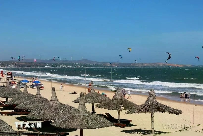 Un coin de la plage de Mui Ne. Photo : VNA