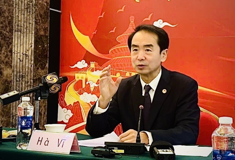 L'ambassadeur de Chine au Vietnam, He Wei. Photo : VNA
