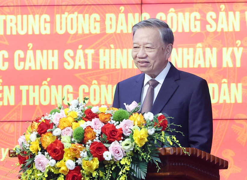 Le secrétaire général du Parti communiste du Vietnam, To Lam. Photo : VNA