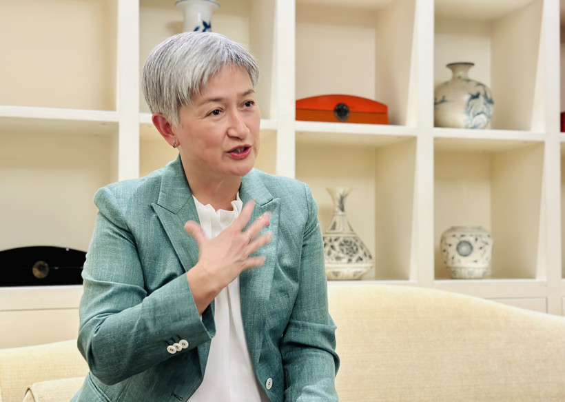 La ministre australienne des Affaires étrangères, Penny Wong. Photo : VNA