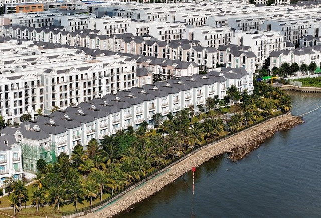 Maisons nouvellement construites dans le quartier Long Bình de Hô Chi Minh-Ville. Photo : VNA