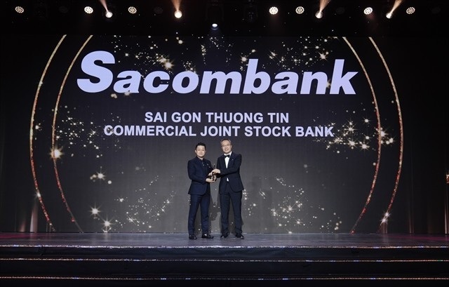Sacombank a été reconnue « Meilleure entreprise où travailler en Asie en 2025 » par HR Asia pour la cinquième année consécutive. (Photo : Sacombank)