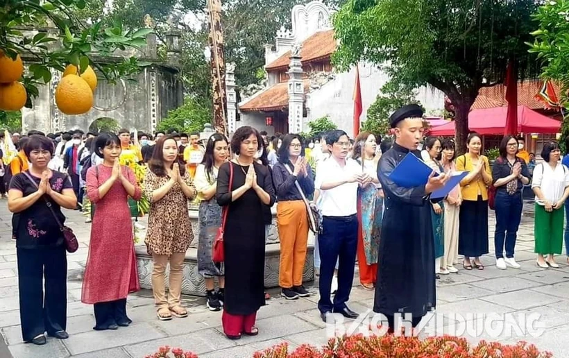 Le temple de Kiep Bac est l'une des attractions touristiques de la province de Hai Duong. 