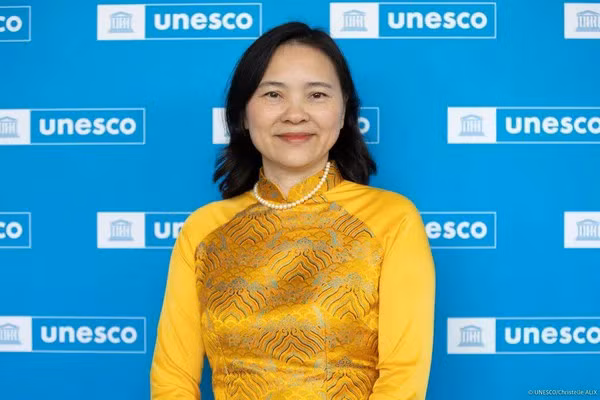 L'ambassadrice Nguyen Thi Vân Anh, cheffe de la Mission permanente du Vietnam auprès de l'UNESCO. Photo : VNA