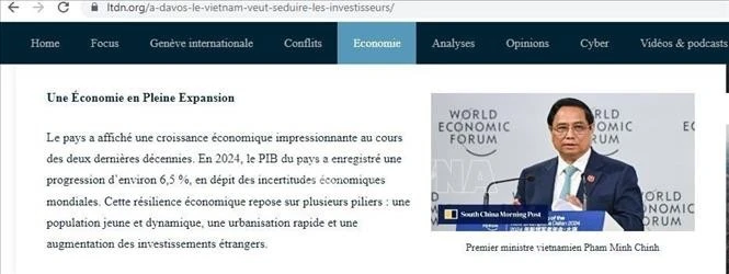 Photo du Premier ministre Pham Minh Chinh dans l'article. Photo : VNA