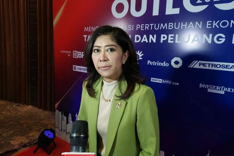 La ministre indonésienne de la Communication et des Affaires numériques, Meutya Hafid. Photo : Antara