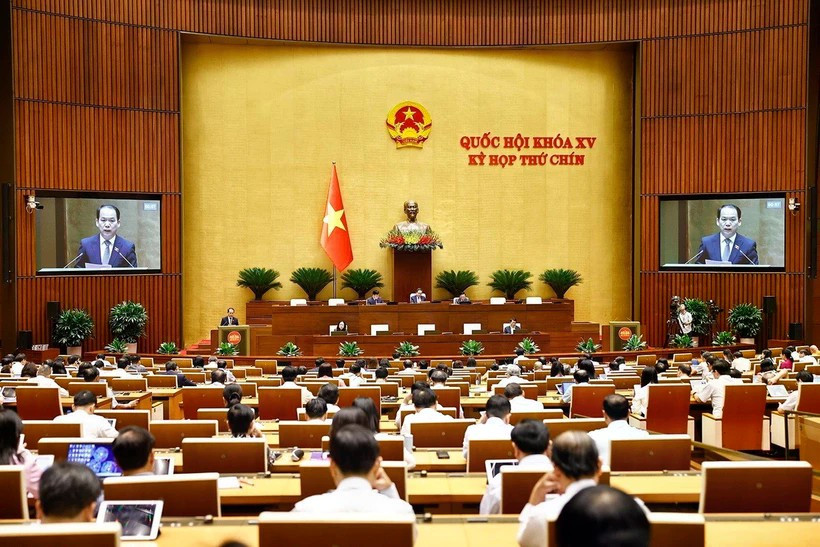 Panorama d'une séance de travail de l'AN. Phôt : VNA