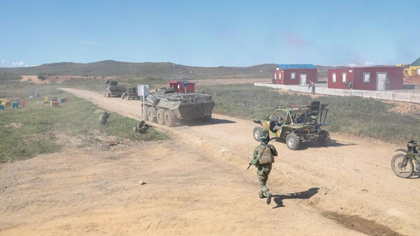 Exercices militaires conjoints Russie-Laos. Photo : RIA