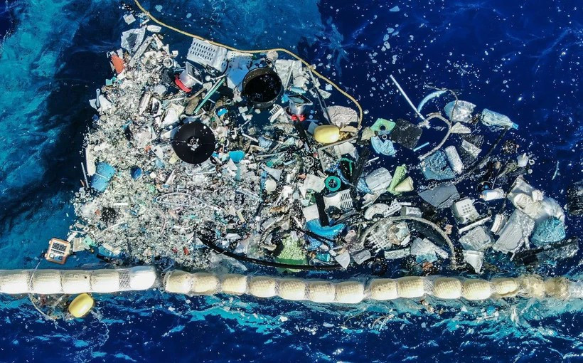 La pollution plastique marine prend de plus en plus d'ampleur. (Photo : Wired)