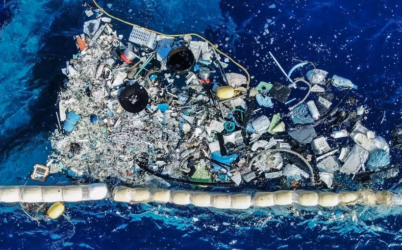 La pollution plastique marine prend de plus en plus d'ampleur. (Photo : Wired)