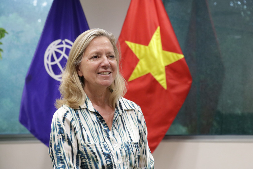 Mariam J. Sherman, directrice nationale de la Banque mondiale pour le Vietnam, le Laos et le Cambodge. Photo : VNA