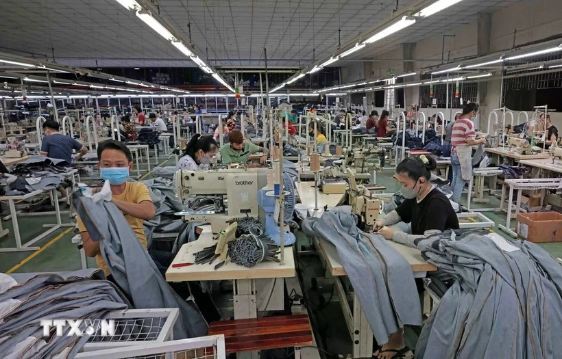 Viet Thang JEAN Company Limited exporte chaque année des millions de produits vers les marchés de l'UE, des États-Unis, du Japon et de la République de Corée. (Photo : VNA)