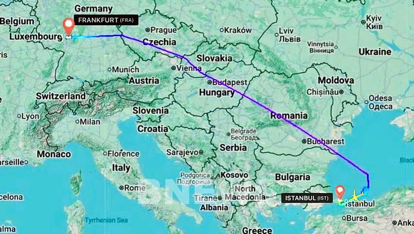 Vietnam Airlines déroute son vol Francfort-Hô-Chi-Minh-Ville vers Istanbul pour urgence médicale. Photo : Bnews/Vnanet.vn