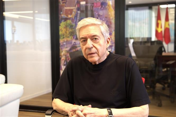 L'ancien ministre israélien de la Justice, Yossi Beilin. Photo : VNA