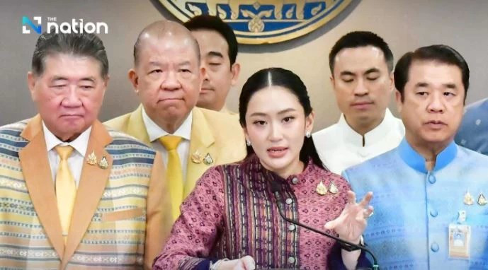 La Première ministre thaïlandaise Paetongtarn Shinawatra clarifie la décision du cabinet de réorienter le budget vers un nouveau plan de relance économique de 157 milliards de bahts (4,75 milliards de dollars). (Photo : The Nation)