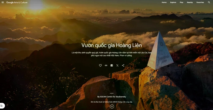 L'image du Vietnam est promue dans le projet d'exposition en ligne « Vibrant Vietnam » sur la plateforme numérique « Google Arts & Culture ». Photo : Vietnamplus