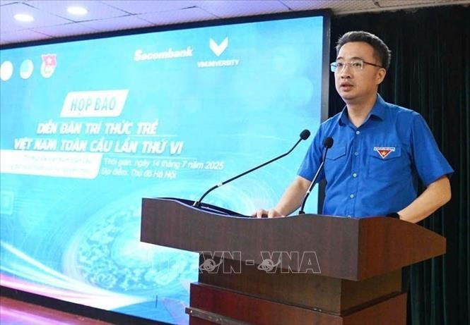 Nguyên Tuong Lâm, secrétaire du Comité central de l’Union de la jeunesse et président de l’Association des jeunes vietnamiens. Photo : VNA