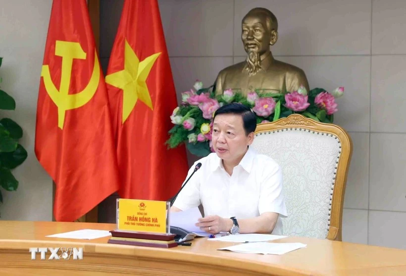 Le vice-Premier ministre Tran Hong Ha. Photo : VNA