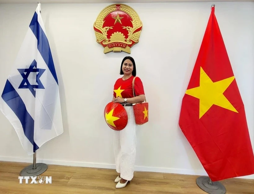 La présidente de l’Association des Vietnamiens en Israël Truong Thi Hong. Phôt . VNA