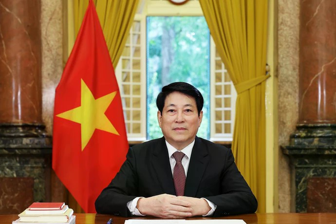 Le président de la République, Luong Cuong. Photo . VNA
