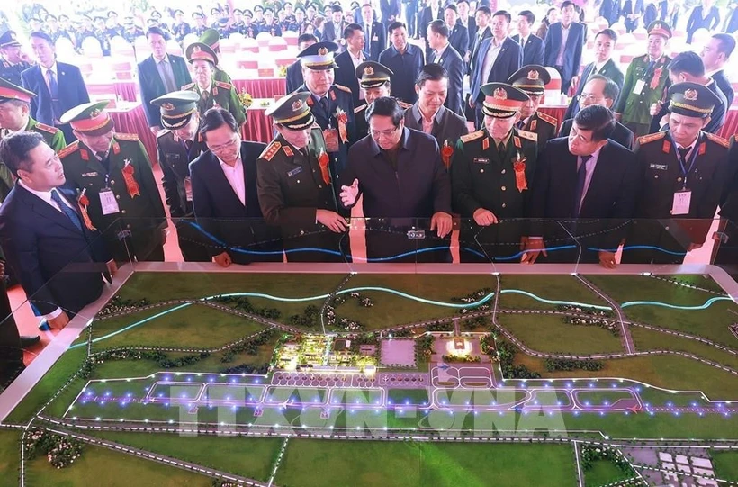 Le Premier ministre Pham Minh Chinh approuve le 10 mai l'ajustement du plan d'investissement de l'aéroport de Gia Binh, dans la province septentrionale de Bac Ninh. Photo : VNA