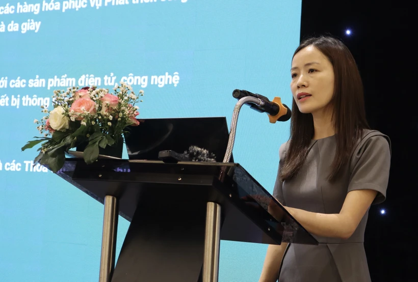 Lê Thi Mai Anh du Département du développement des marchés à l'étranger. Photo : VNA