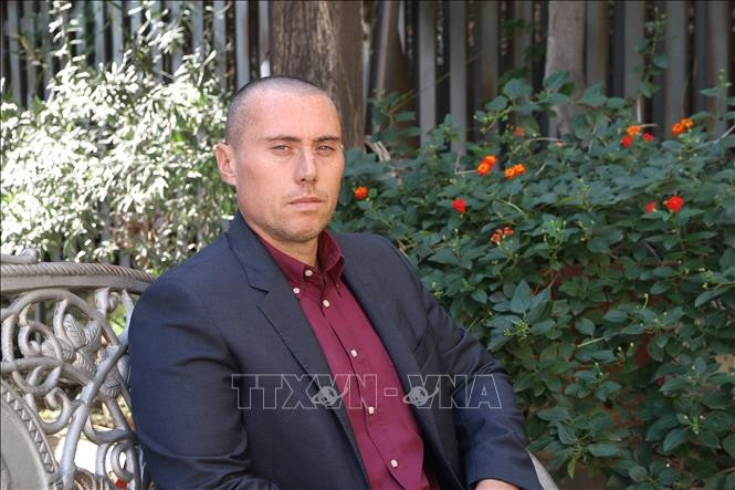 Stefano Bonilauri, directeur de la maison d’édition Anteo Edizioni à Reggio Emilia, dans le nord de l’Italie. Phôt : VNA