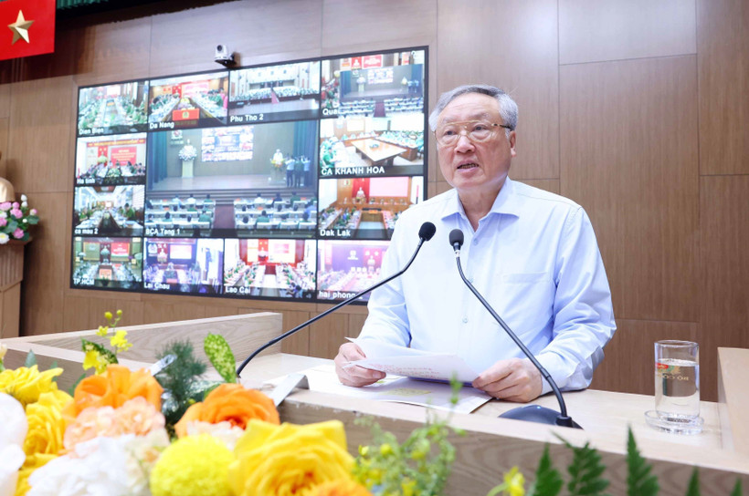 Le vice-Premier ministre permanent Nguyen Hoa Binh. Photo : VNA