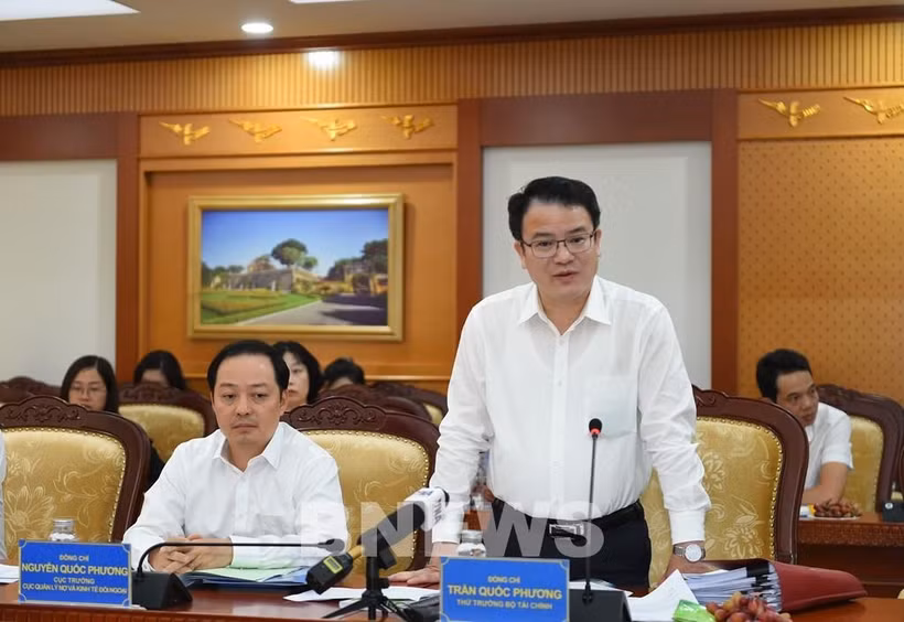 Le vice-ministre des Finances, Trân Quôc Phuong. Photo : VNA