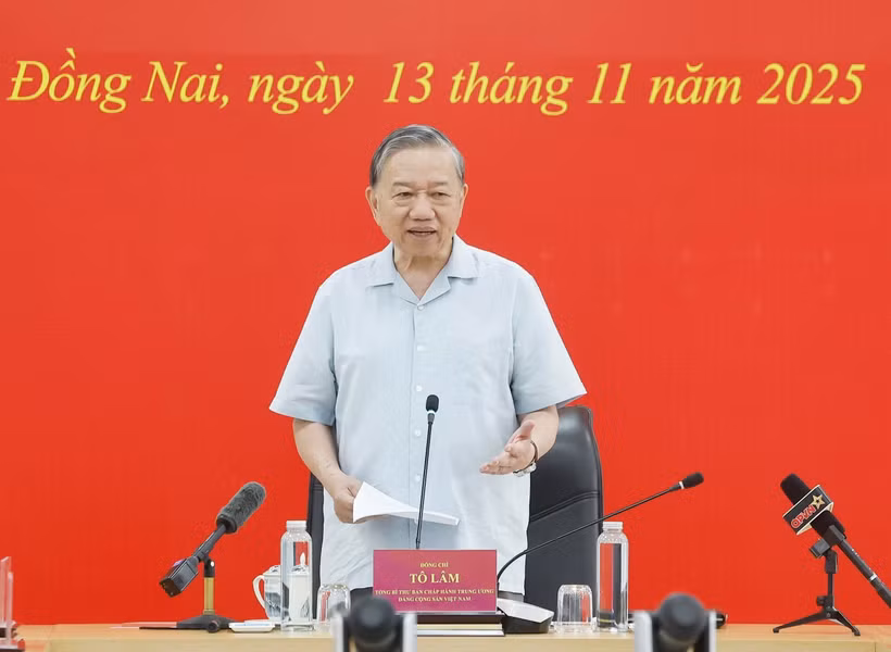 Le secrétaire général du Parti communiste du Vietnam Tô Lâm. Photo : VNA
