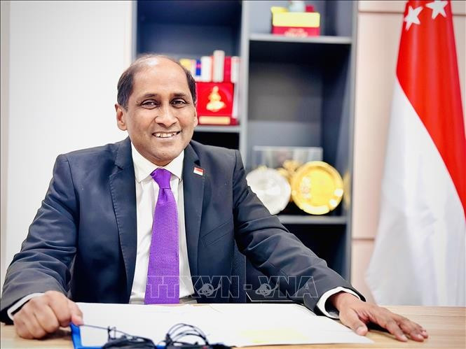 L'ambassadeur de Singapour au Vietnam, Jaya Ratnam. Photo : VNA