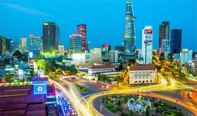 Une vue du centre de Hồ Chí Minh-Ville. Photo VGP
