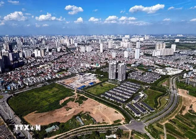 Des projets immobiliers sont en cours de réalisation. Photo : VNA