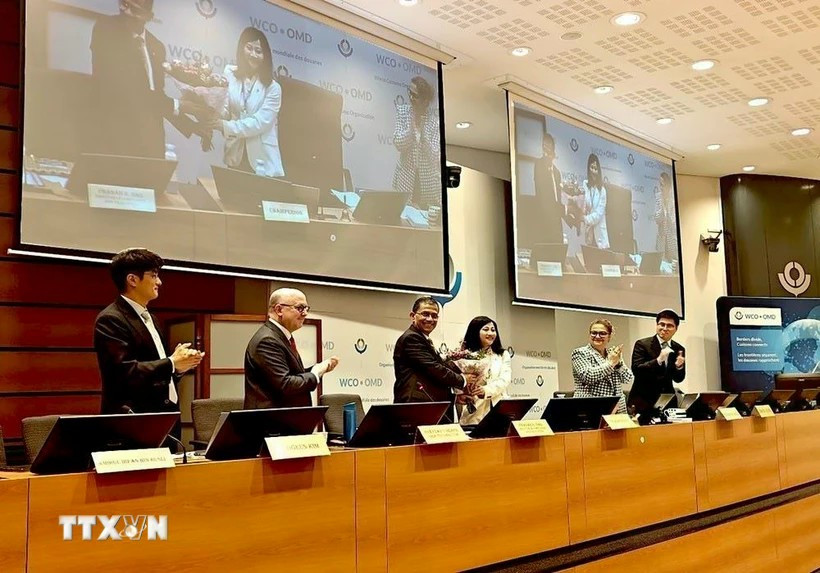 Le Vietnam réélu à la présidence du Comité technique permanent de l'Organisation mondiale des douanes. Photo : VNA