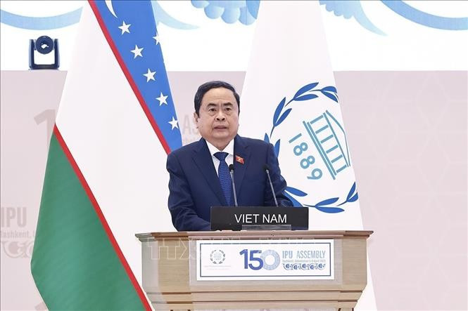 Le président de l'Assemblée nationale (AN), Tran Thanh Man. Photo : VNA
