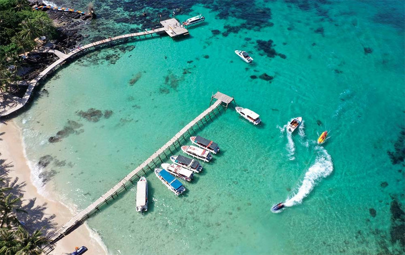 Phu Quoc, destination prisée par de nombreux touristes nationaux et étrangers. (Photo : baodautu.vn)