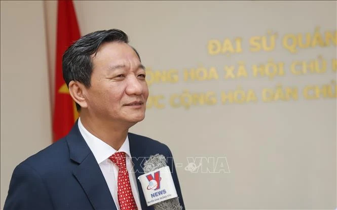 L'ambassadeur du Vietnam au Laos Nguyen Minh Tam. Photo : VNA