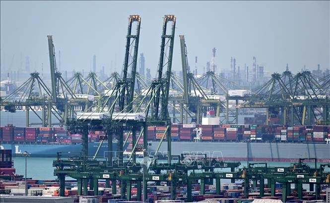 es échanges commerciaux Vietnam–Singapour affichent une forte croissance au premier semestre 2025, Photo : VNA