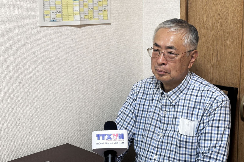 Le professeur Kurihara Hirohide de l'Université des études étrangères de Tokyo. Photo : VNA