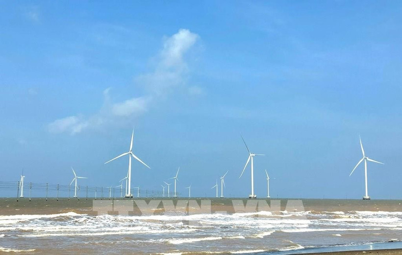 Les systèmes d’énergie éolienne contribuent à créer des sources d’énergie vertes. Photo : VNA