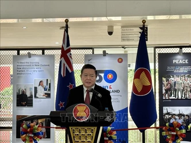 Le secrétaire général de l'ASEAN, le Dr Kao Kim Hourn. Photo : VNA