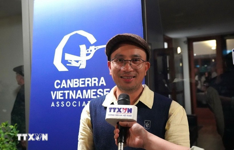 Le président de l’Association des Vietnamiens de Canberra, président de l’Association des entrepreneurs vietnamiens de la ville, et récipiendaire de la Médaille de l’Ordre d’Australie (OAM), Harry Hoang. Phôt : VNA