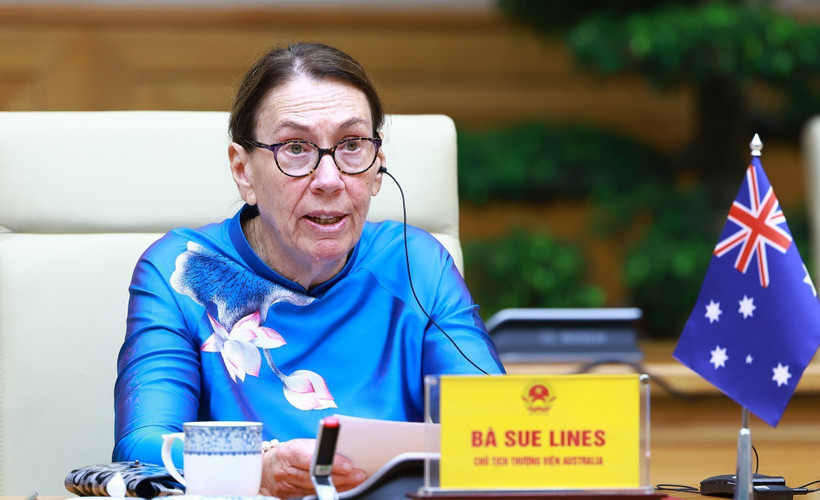La présidente du Sénat de l'Australie Sue Lines. Photo : VNA