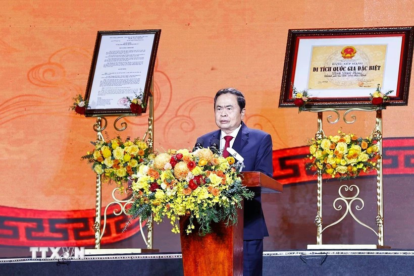 Le président de l'Assemblée nationale, Tran Thanh Man. Photo : VNA