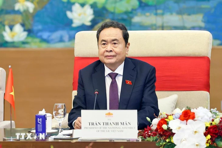 Le président de l'Assemblée nationale du Vietnam Trân Thanh Mân. Photo . VNA