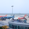 Dans un aéroport vietnamien. Photo : VNA