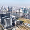 Le cœur du Centre financier international sur la péninsule de Thu Thiem. Photo : VNA